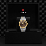 TUDOR Watch TUDOR Royal, 38mm Brown Diamond Dial, Two Tone Bracelet (M28503-0008)