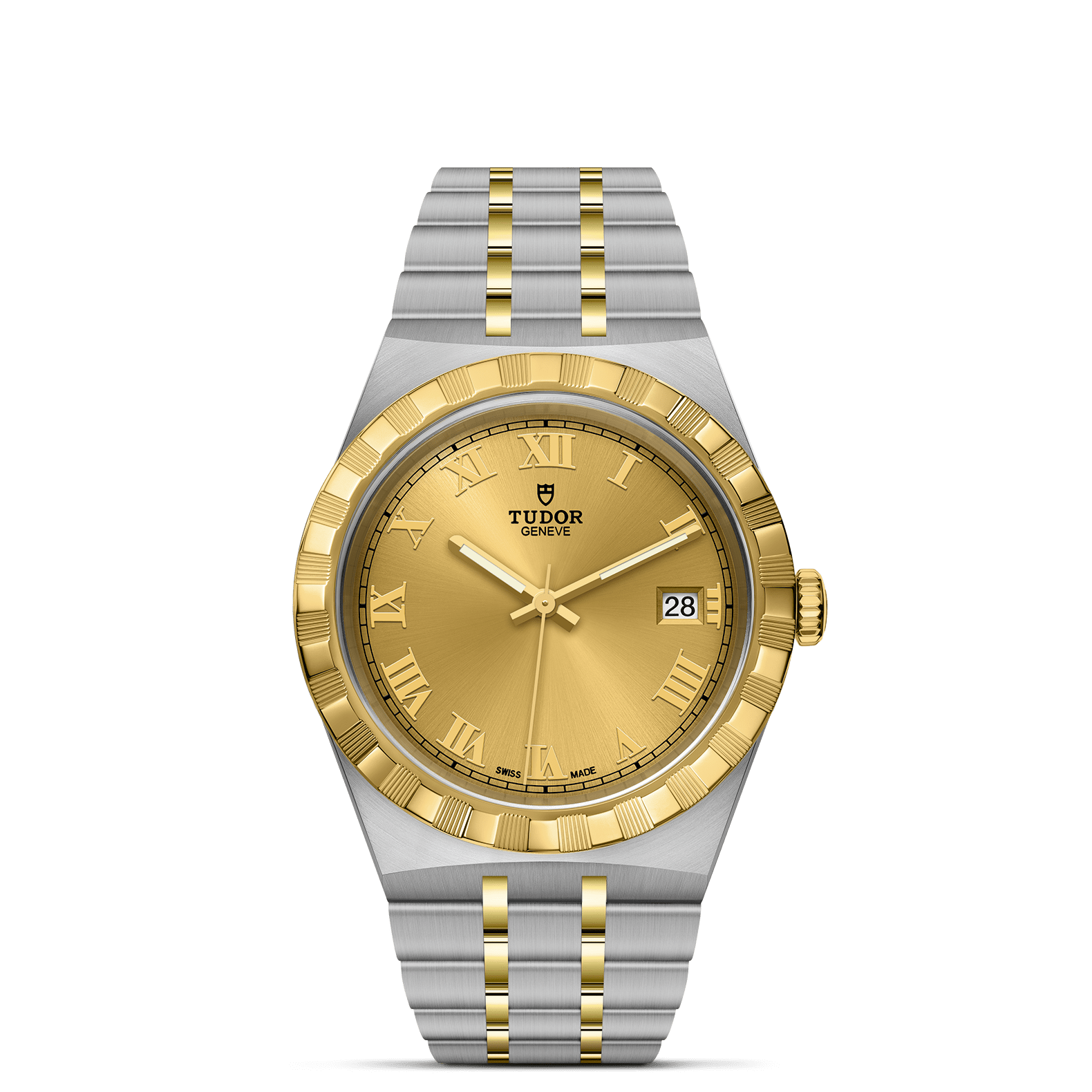 TUDOR Watch TUDOR Royal 38mm Champagne Dial, Two Tone Bracelet (M28503-0003)