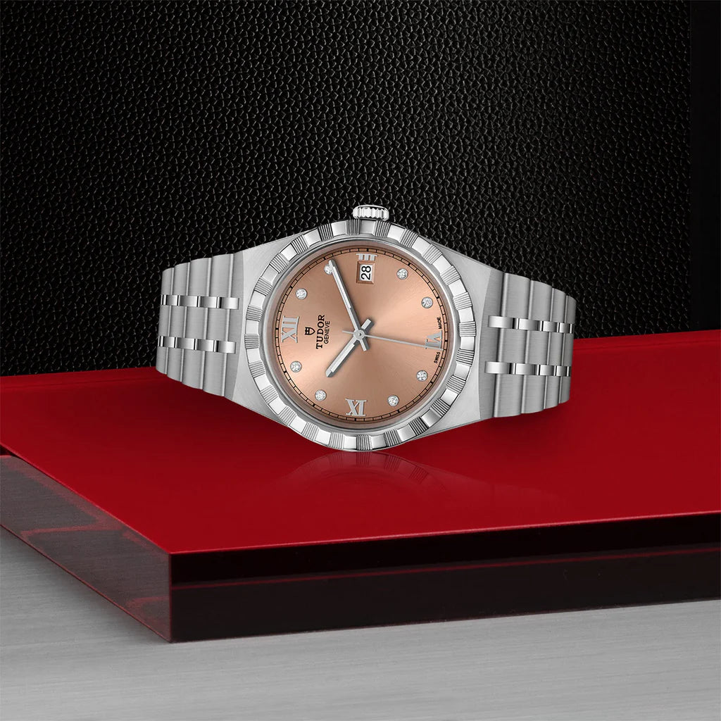 TUDOR Watch TUDOR Royal, 38mm Diamond-set dial, Steel Bracelet (M28500-0009)