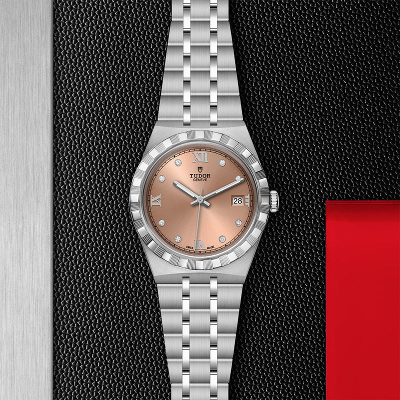 TUDOR Watch TUDOR Royal, 38mm Diamond-set dial, Steel Bracelet (M28500-0009)