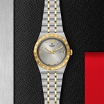 TUDOR Watch TUDOR Royal 38mm, Diamond-set Dial, Two Tone Bracelet (M28503-0002)