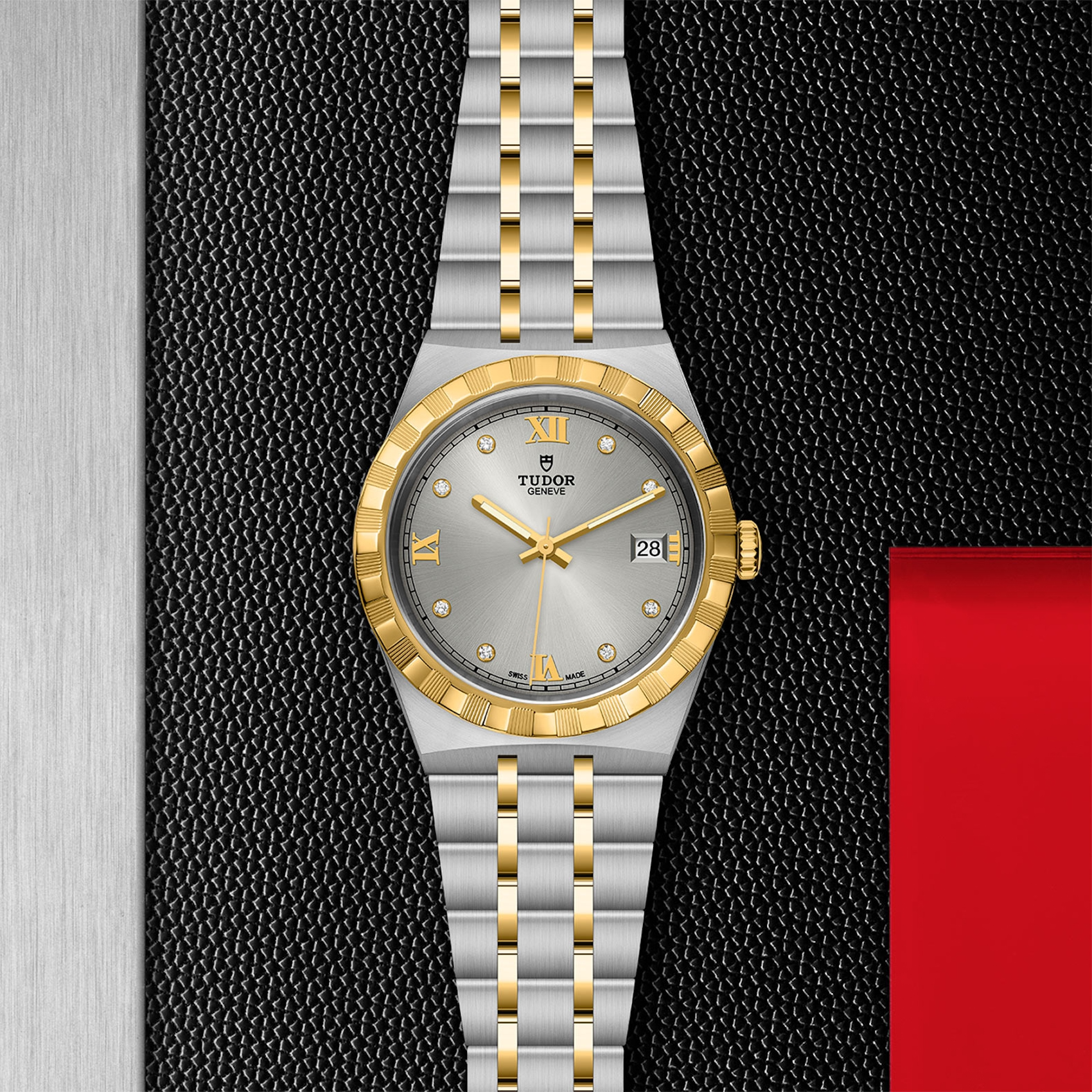 TUDOR Watch TUDOR Royal 38mm, Diamond-set Dial, Two Tone Bracelet (M28503-0002)