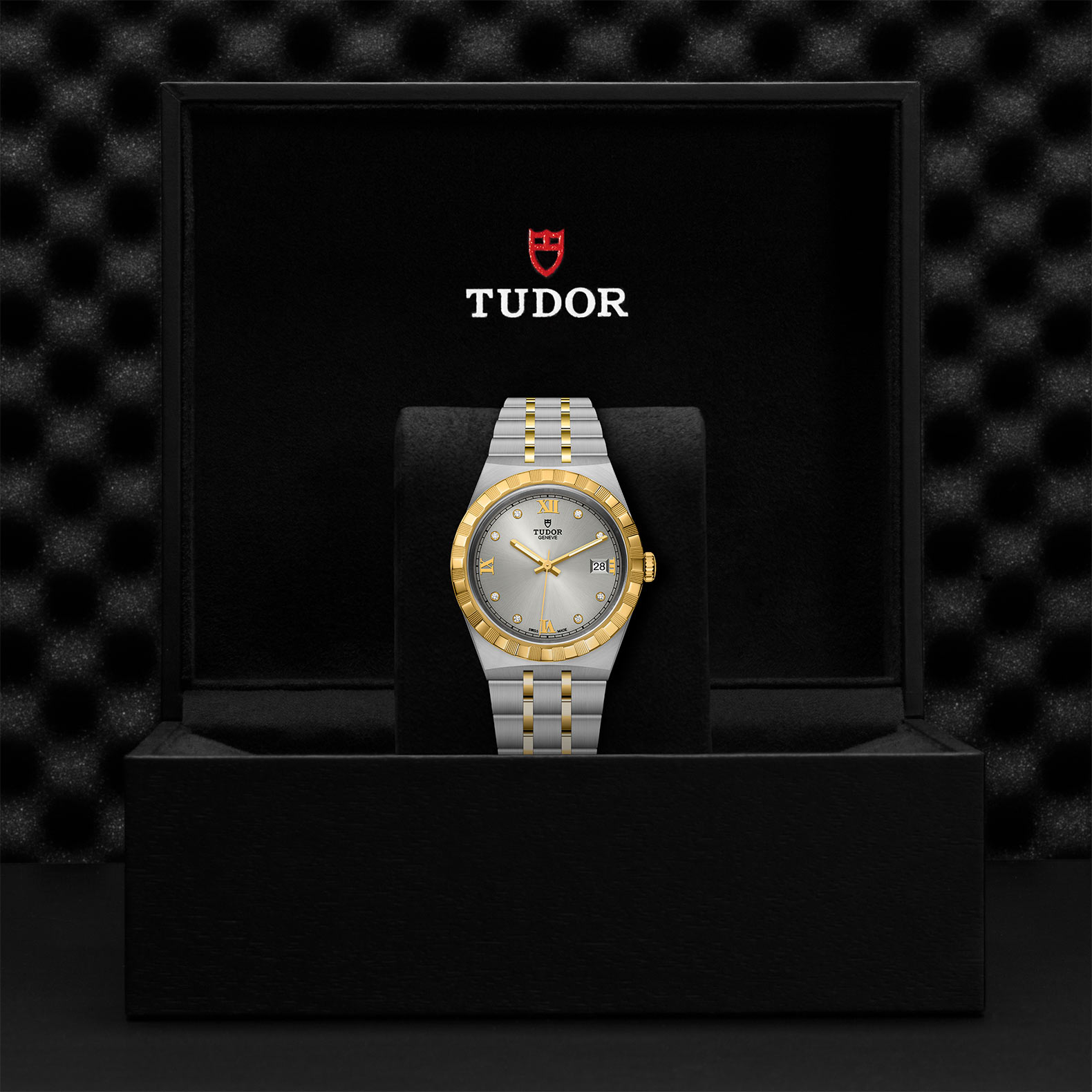 TUDOR Watch TUDOR Royal 38mm, Diamond-set Dial, Two Tone Bracelet (M28503-0002)