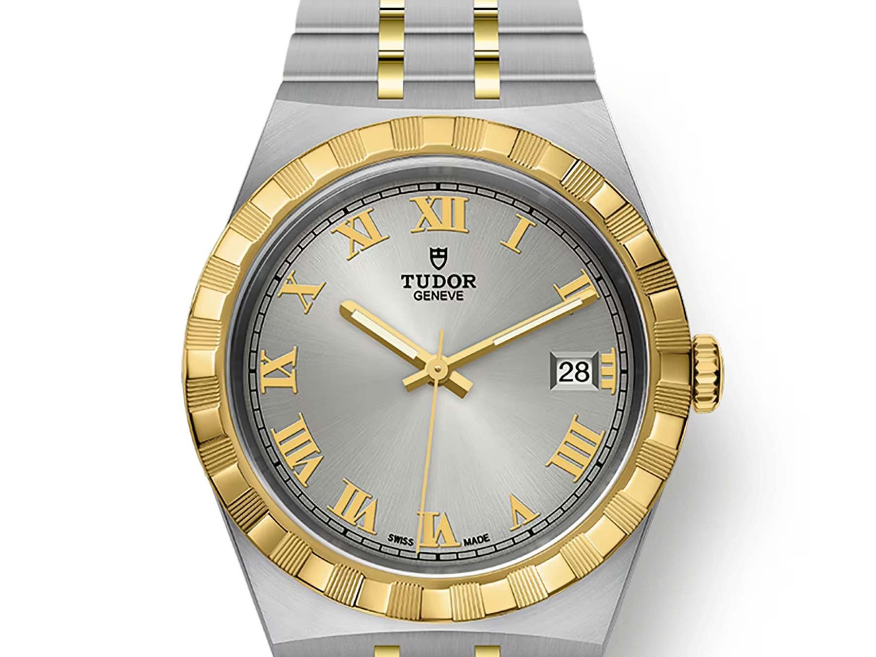 TUDOR Watch TUDOR Royal, 38mm Silver Dial, Two Tone Bracelet (M28503-0001)