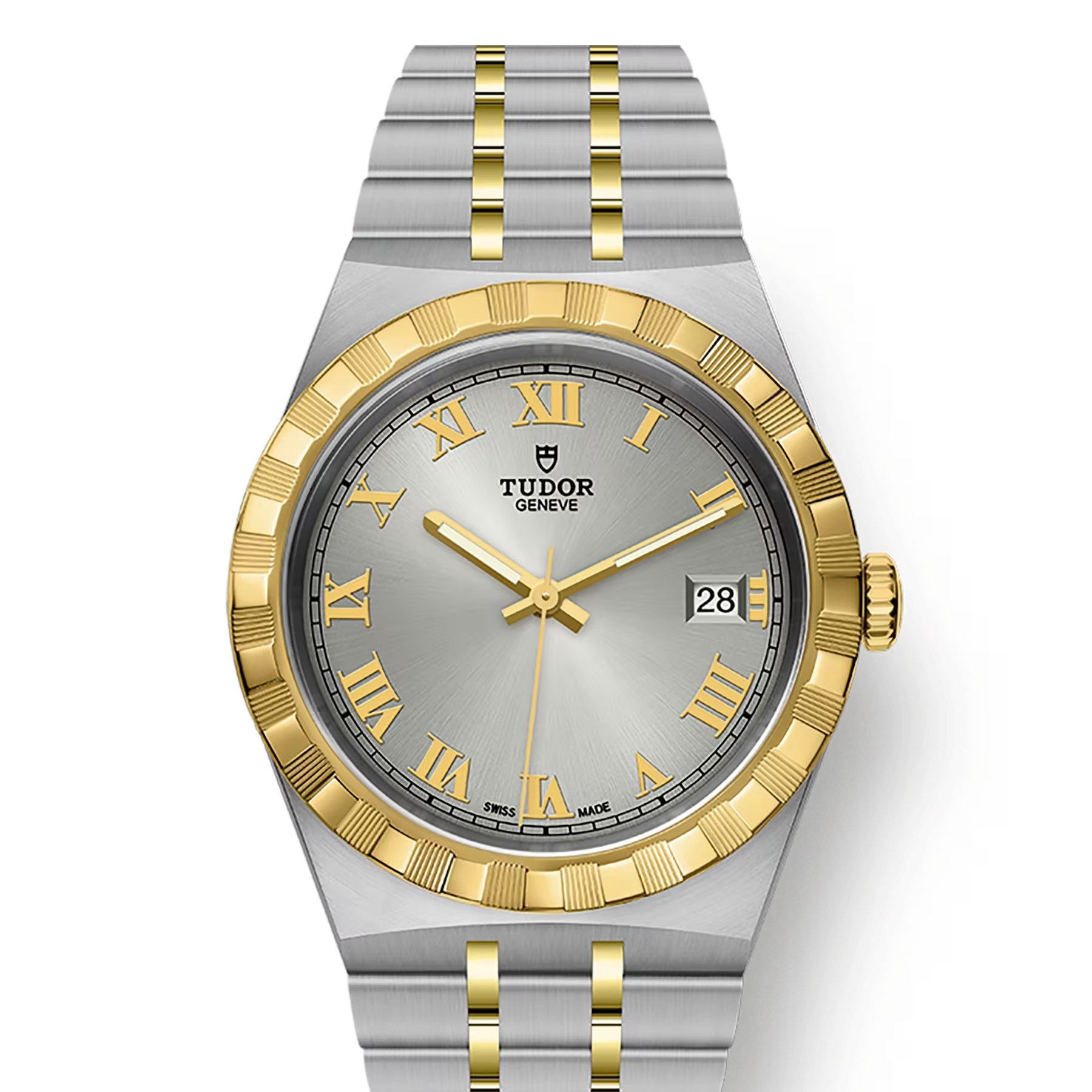 TUDOR Watch TUDOR Royal, 38mm Silver Dial, Two Tone Bracelet (M28503-0001)