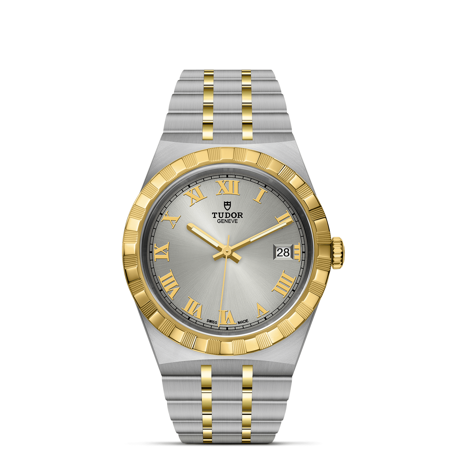 TUDOR Watch TUDOR Royal, 38mm Silver Dial, Two Tone Bracelet (M28503-0001)