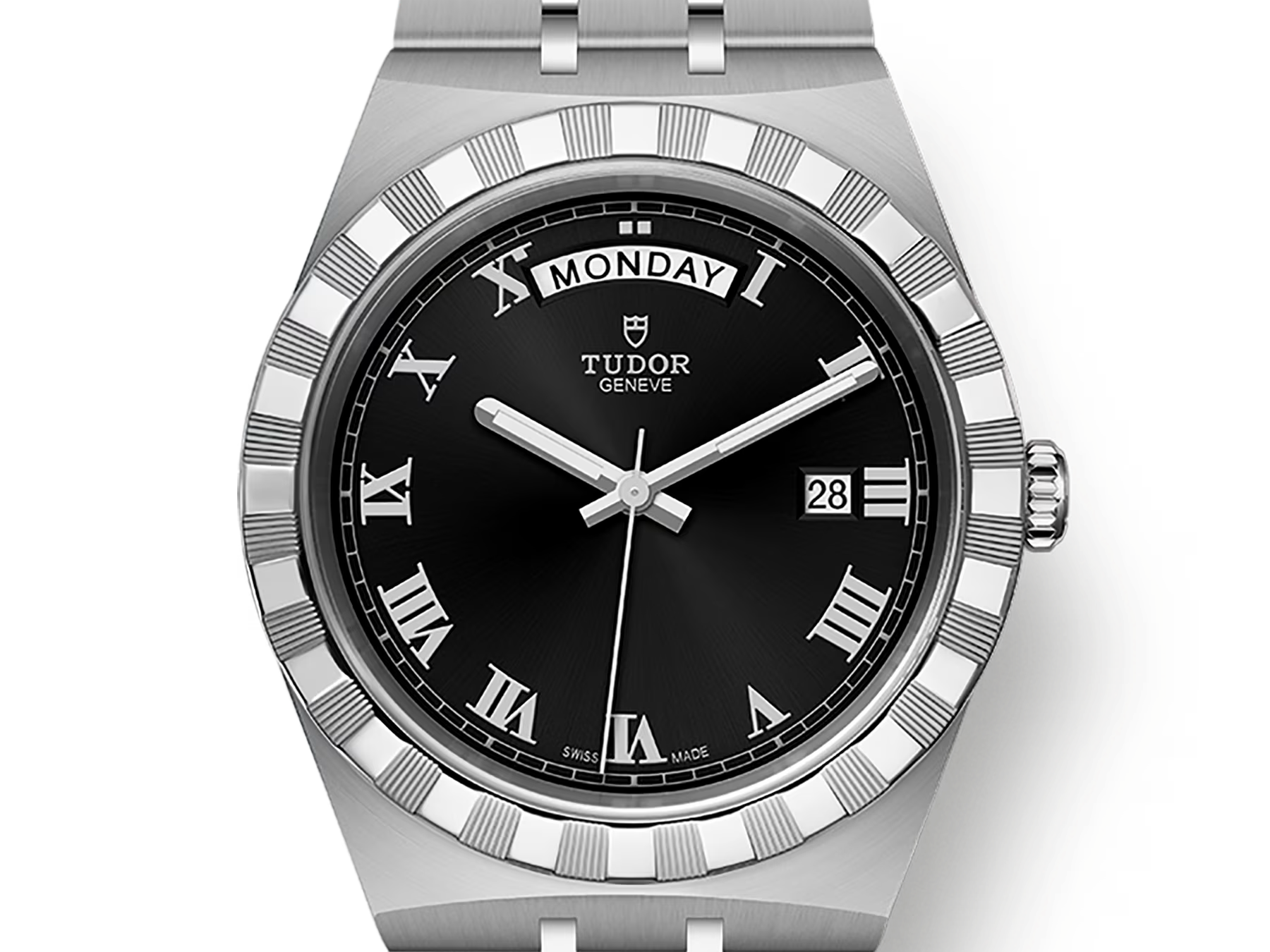 TUDOR Watch TUDOR Royal 41mm Black Dial, Stainless Steel Bracelet (M28600-0003)