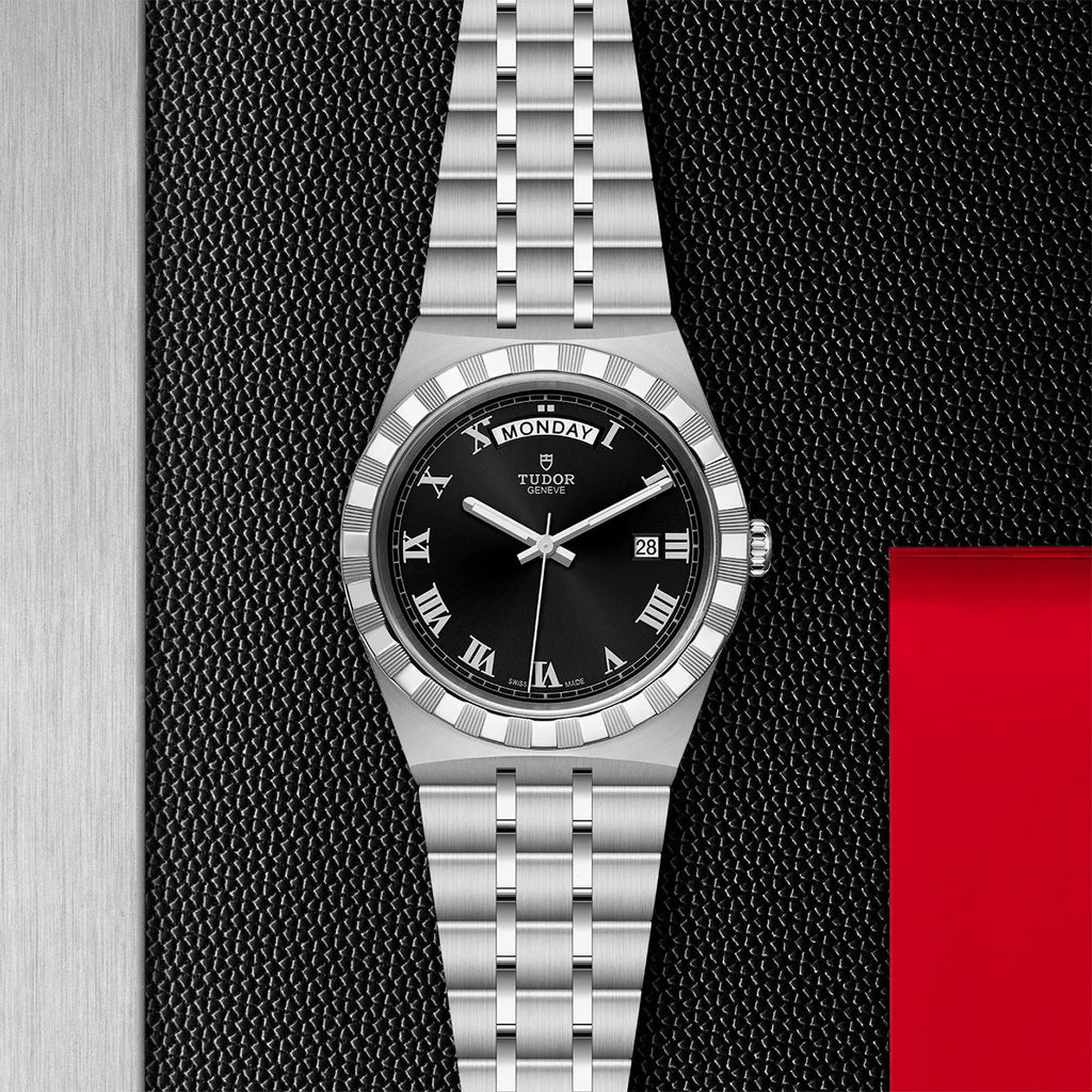 TUDOR Watch TUDOR Royal 41mm Black Dial, Stainless Steel Bracelet (M28600-0003)