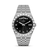 TUDOR Watch TUDOR Royal 41mm Black Diamond Dial, Stainless Steel Bracelet (M28600-0004)