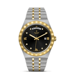 TUDOR Watch TUDOR Royal 41mm Black Diamond Dial, Two Tone Bracelet (M28603-0005)