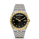 TUDOR Watch TUDOR Royal 41mm Black Diamond Dial, Two Tone Bracelet (M28603-0005)