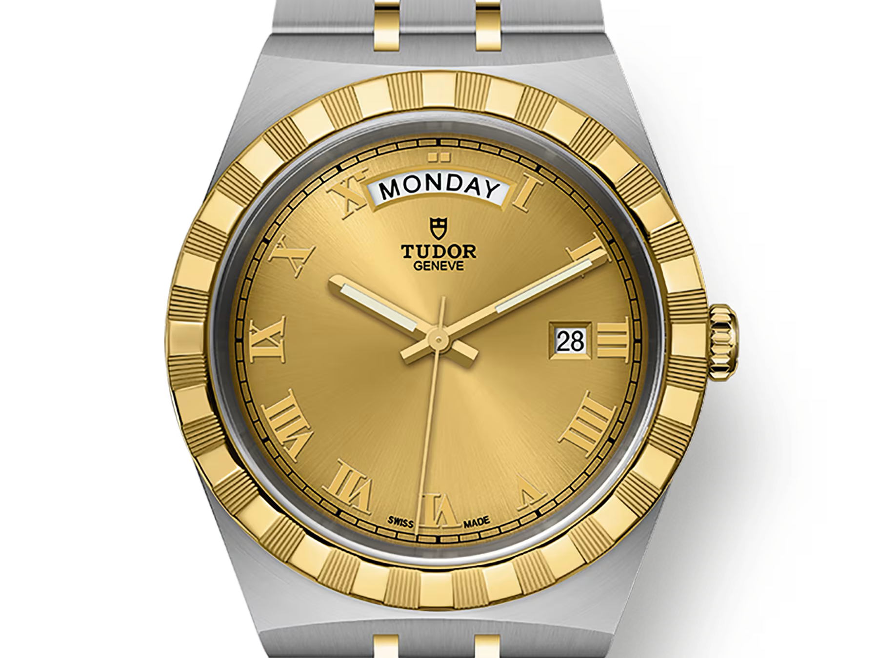 TUDOR Watch TUDOR Royal 41mm Champagne Dial, Two Tone Bracelet (M28603-0004)