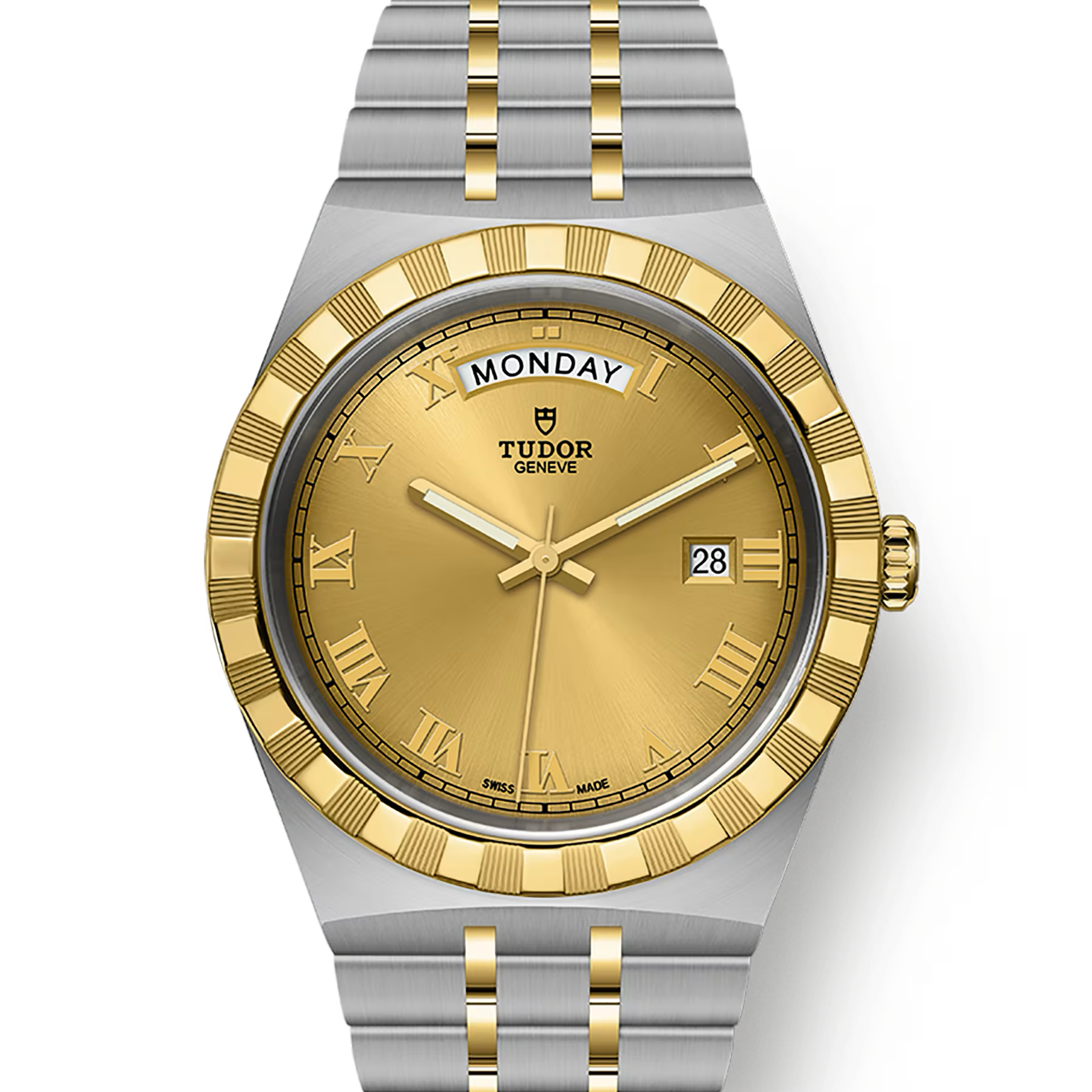 TUDOR Watch TUDOR Royal 41mm Champagne Dial, Two Tone Bracelet (M28603-0004)