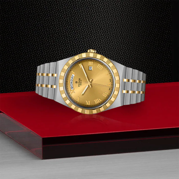 TUDOR Watch TUDOR Royal 41mm Champagne Dial, Two Tone Bracelet (M28603-0004)