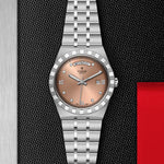 TUDOR Watch TUDOR Royal 41mm Salmon Diamond Dial, Stainless Steel Bracelet (M28600-0011)