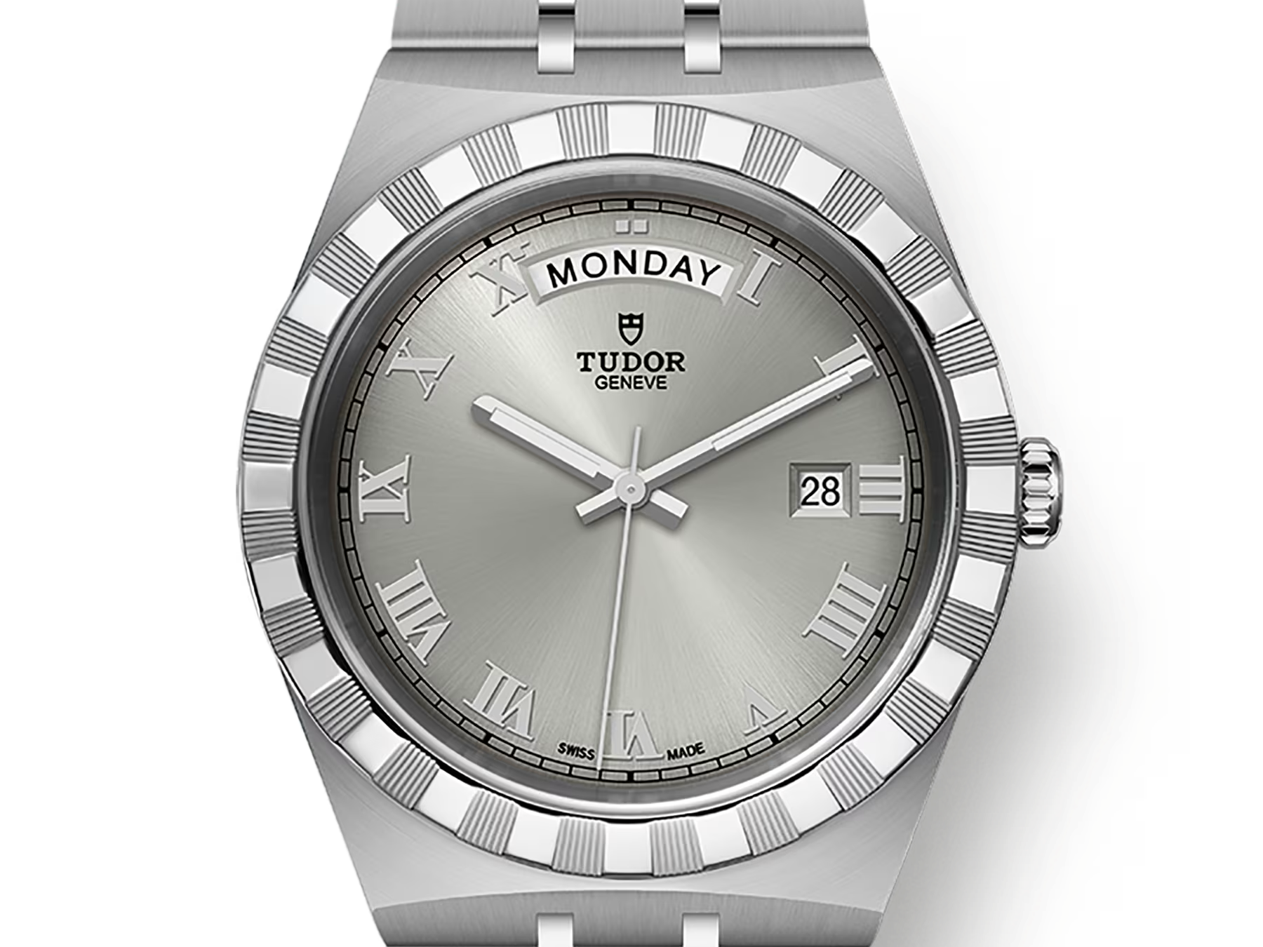 TUDOR Watch TUDOR Royal 41mm Silver Dial, Stainless Steel Bracelet (M28600-0001)