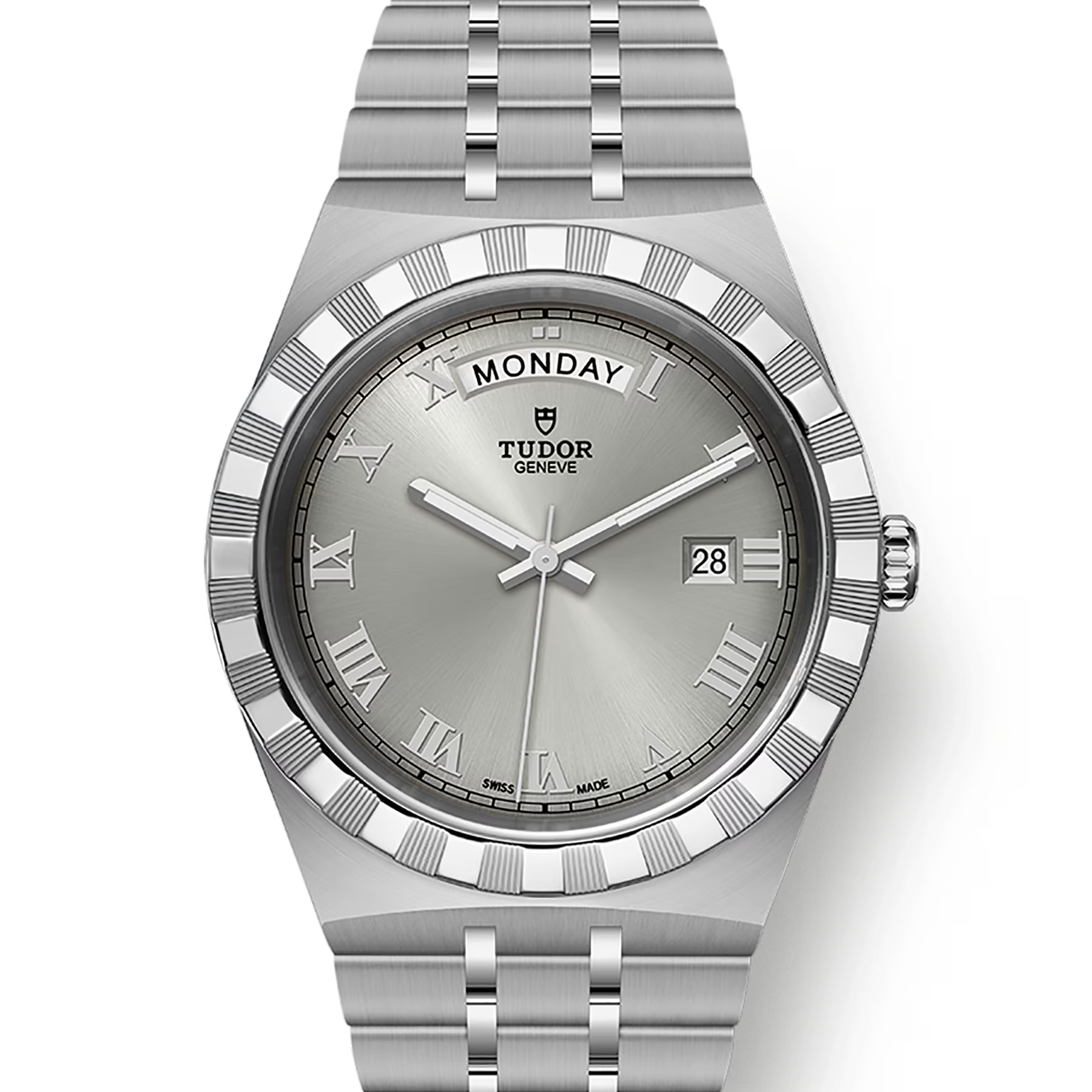 TUDOR Watch TUDOR Royal 41mm Silver Dial, Stainless Steel Bracelet (M28600-0001)
