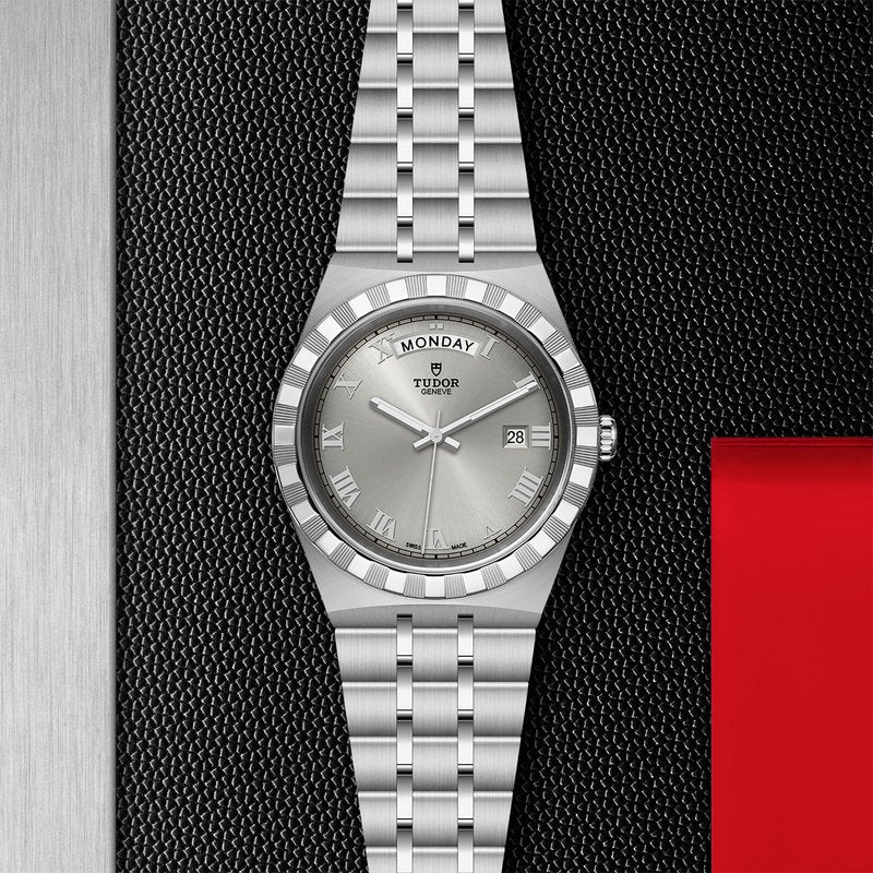 TUDOR Watch TUDOR Royal 41mm Silver Dial, Stainless Steel Bracelet (M28600-0001)