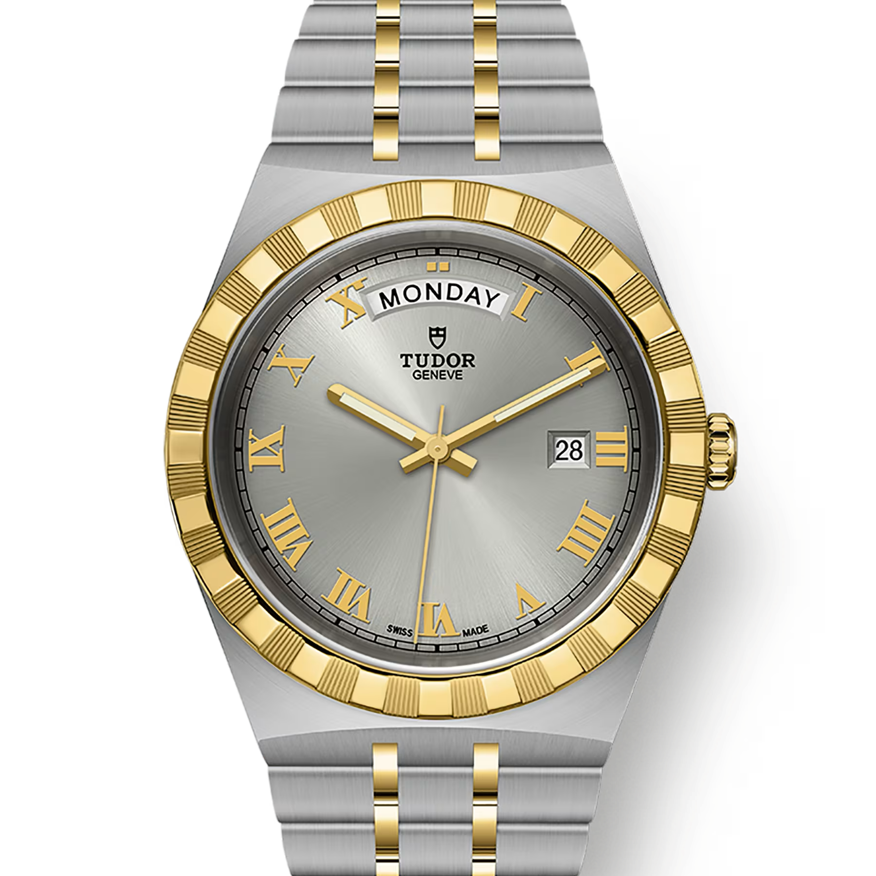 TUDOR Watch TUDOR Royal 41mm Silver Dial, Stainless Steel Bracelet (M28603-0001)