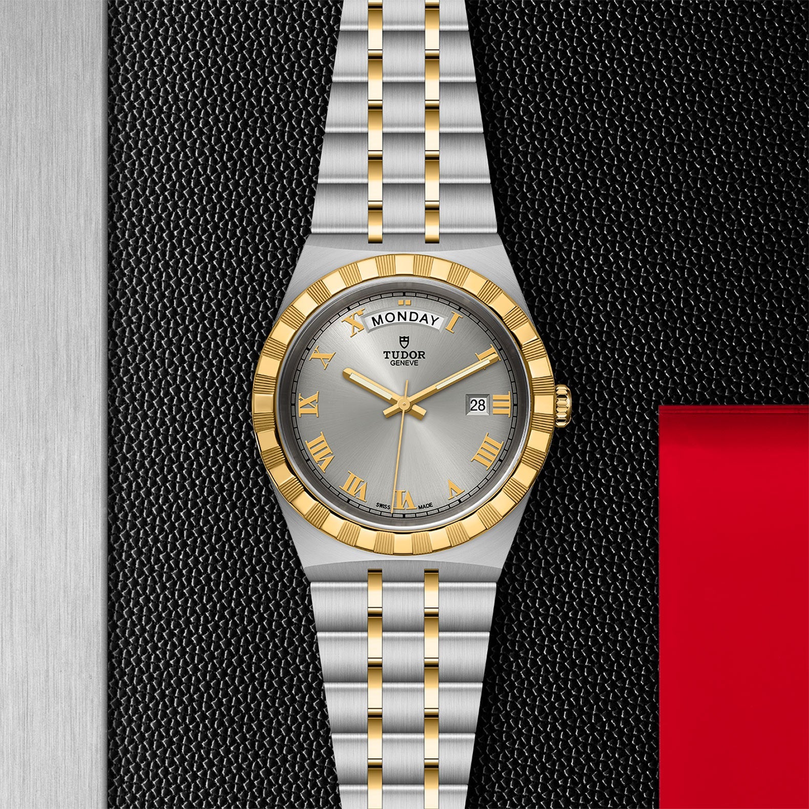 TUDOR Watch TUDOR Royal 41mm Silver Dial, Stainless Steel Bracelet (M28603-0001)