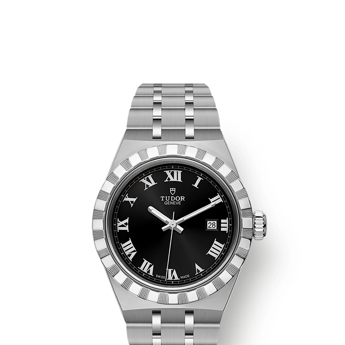 TUDOR Watch Tudor Royal, Black Dial, Stainless Steel Case (M28300-0003)
