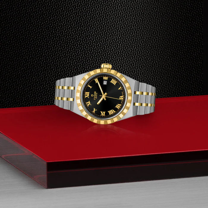 TUDOR Watch Tudor Royal, Black Dial, Steel Bracelet (M28303-0003)