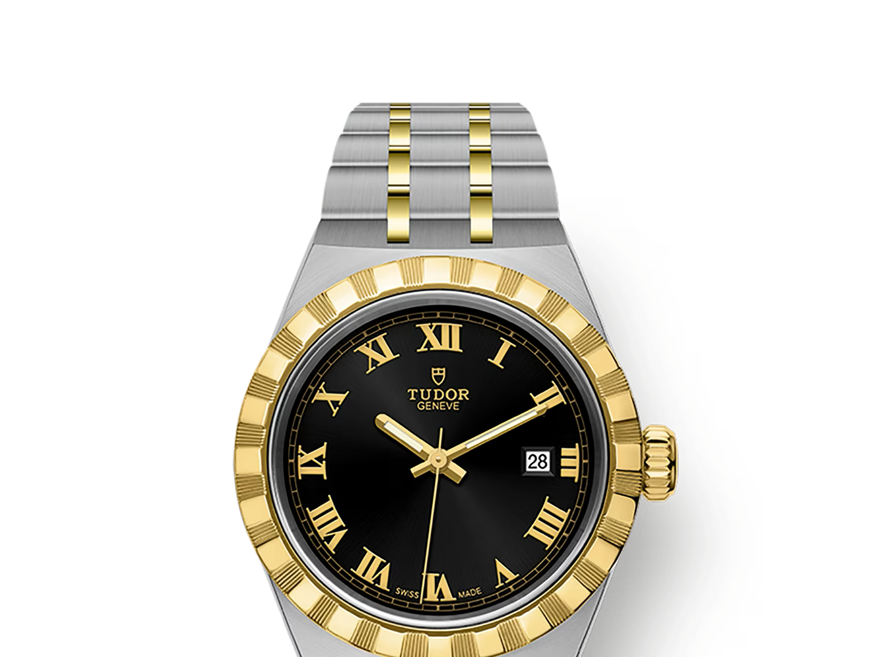 TUDOR Watch Tudor Royal, Black Dial, Steel Bracelet (M28303-0003)