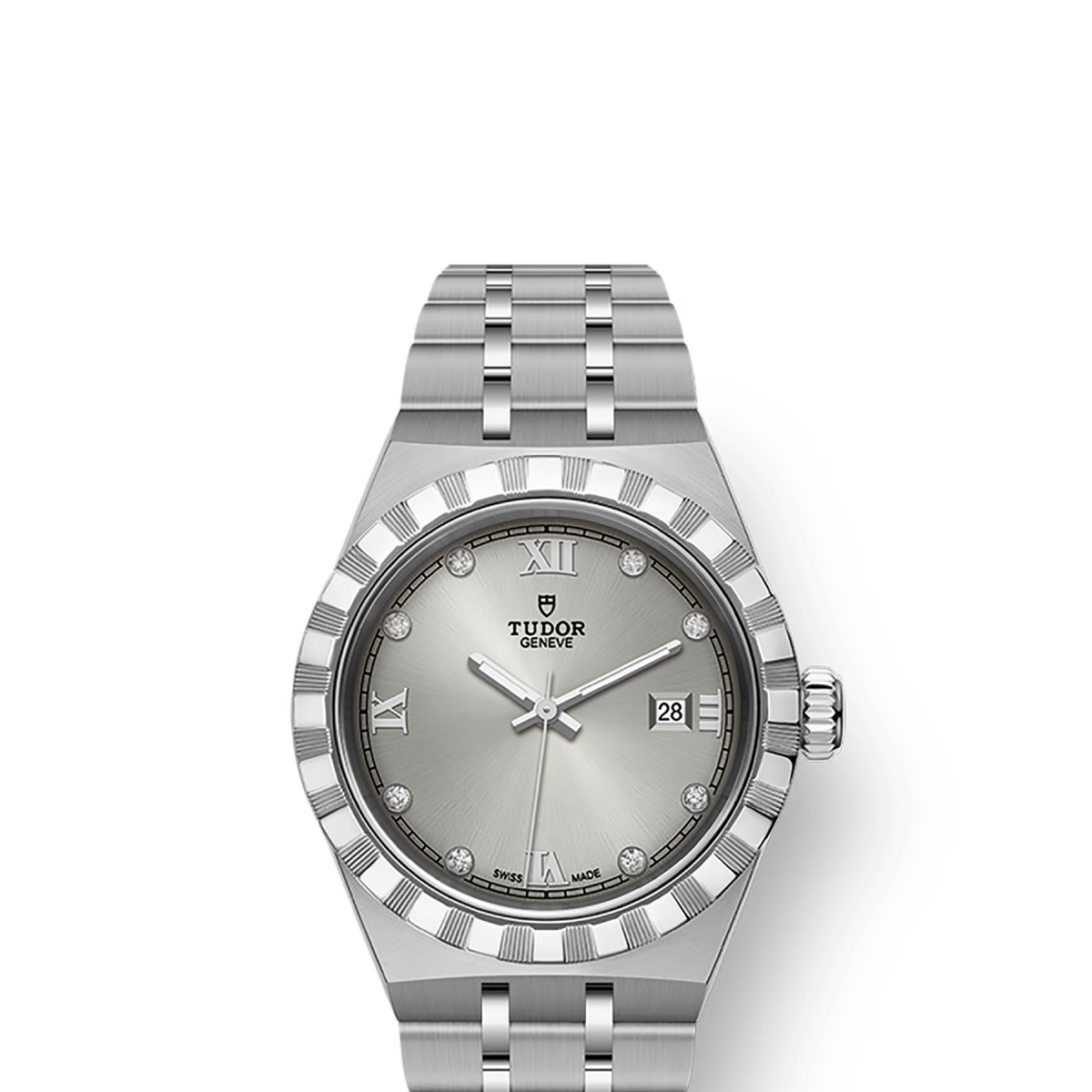 TUDOR Watch Tudor Royal, Silver Dial, Stainless Steel Dial (M28300-0002)