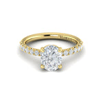 Vlora Engagement Ring Vlora 18k Yellow Gold Oval Engagement Ring Style Mounting