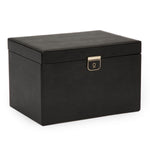 WOLF Designs Jewelry Cases Palermo Large Jewelry Box - Black