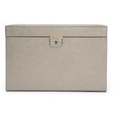 WOLF Designs Jewelry Cases Palermo Large Jewelry Box - Pewter