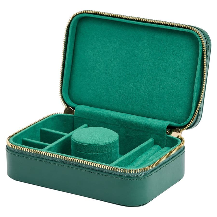 WOLF Designs Jewelry Cases Sophia Jewelry Travel Case - Forest Green