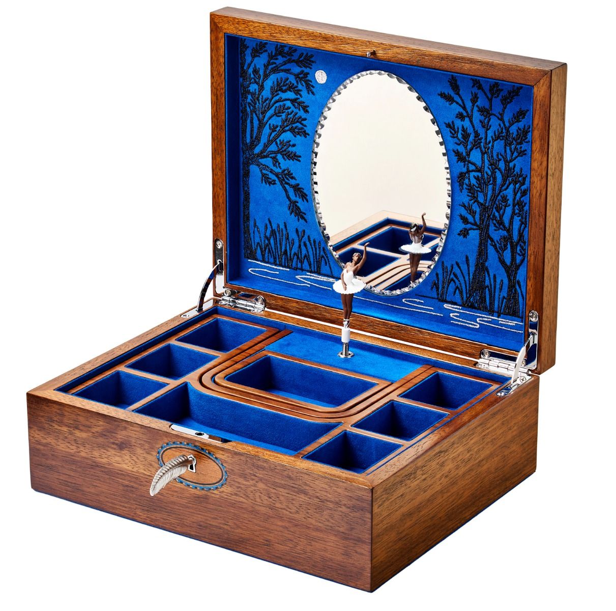 WOLF Designs Giftware WOLF Ballet Swan Lake Musical Jewelry Box