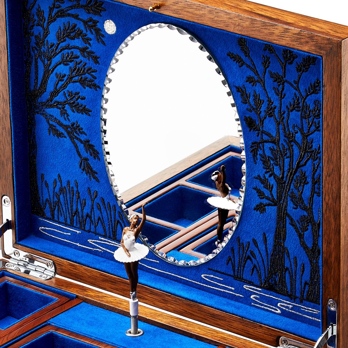 WOLF Designs Giftware WOLF Ballet Swan Lake Musical Jewelry Box