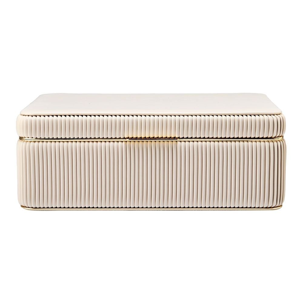 WOLF Designs Giftware WOLF Bella Medium Jewelry Box, Bone