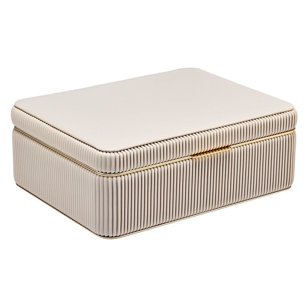 WOLF Designs Giftware WOLF Bella Medium Jewelry Box, Bone