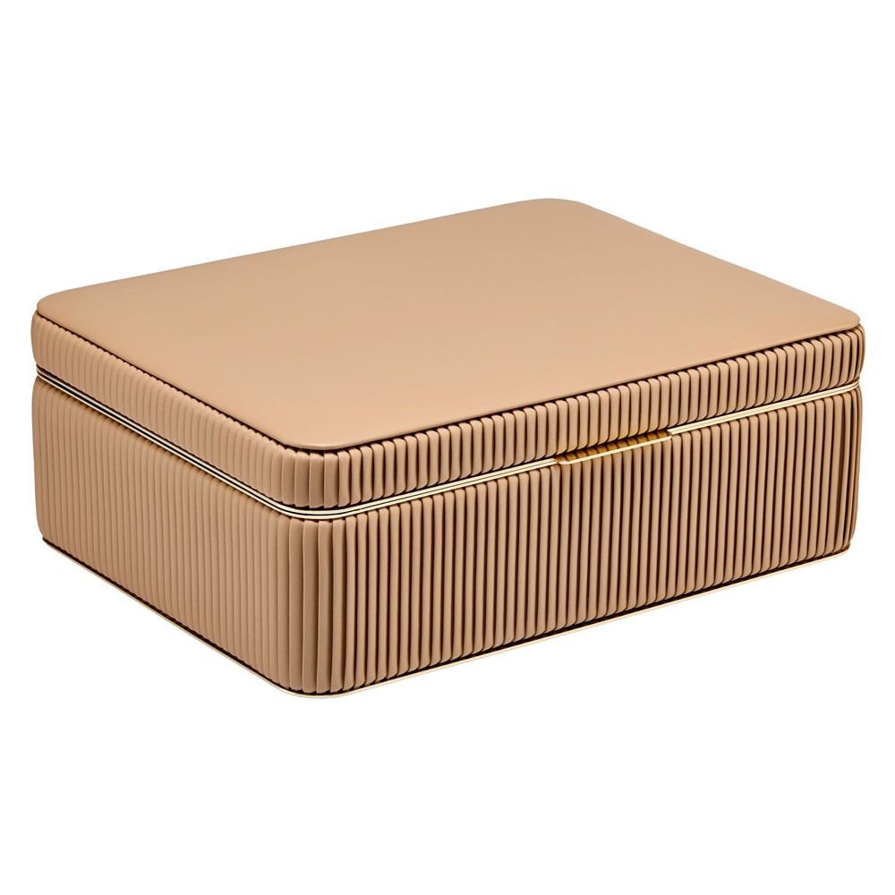 WOLF Designs Giftware WOLF Bella Medium Jewelry Box, Mocha