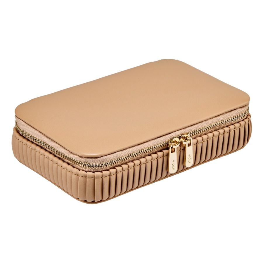 Wolf Designs WOLF Bella Zip Jewelry Case - Mocha