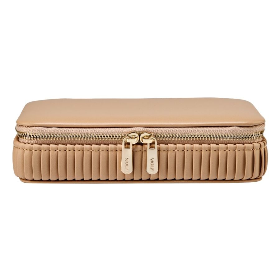 Wolf Designs WOLF Bella Zip Jewelry Case - Mocha