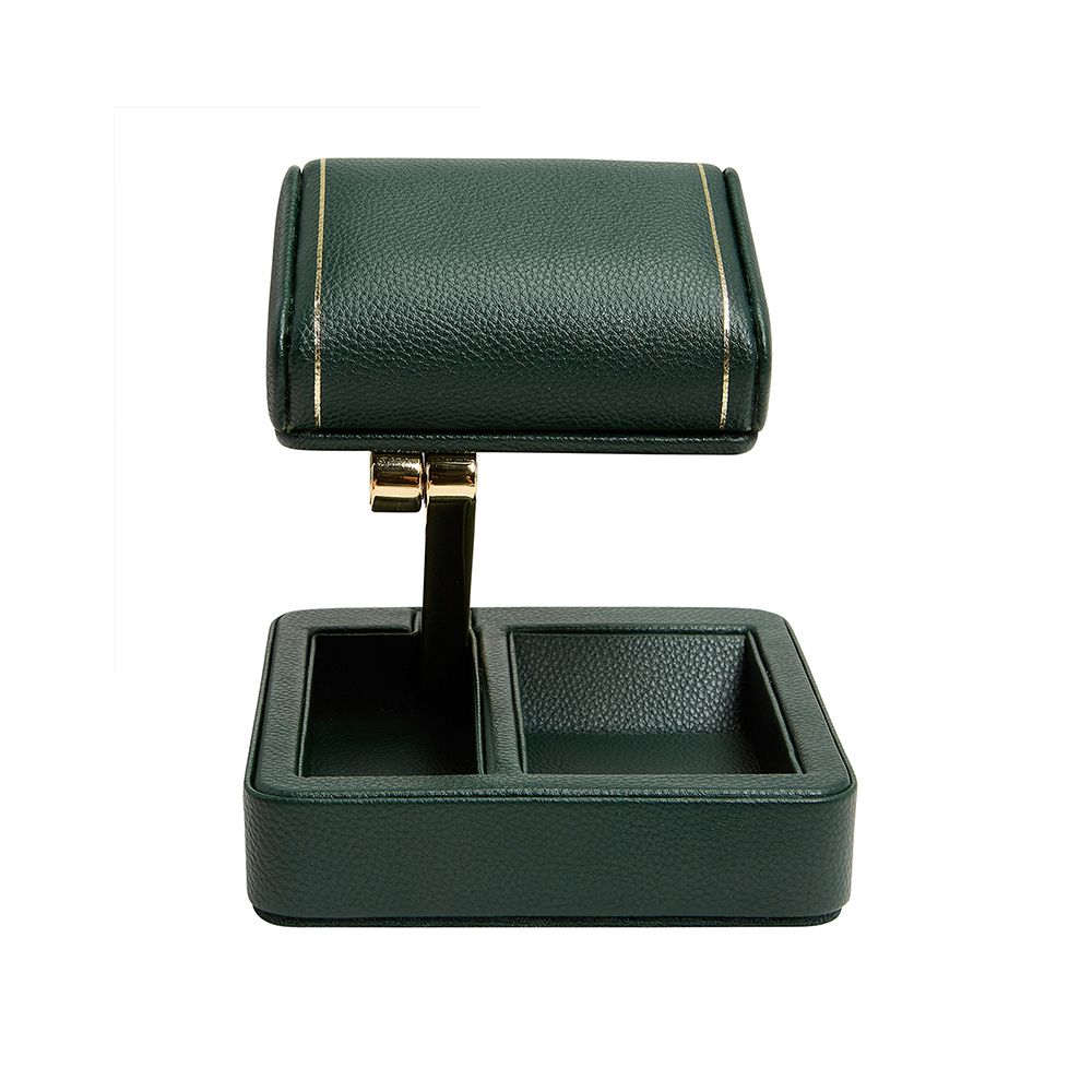 WOLF Designs Giftware WOLF British Racing Single Travel Watch Stand, Green
