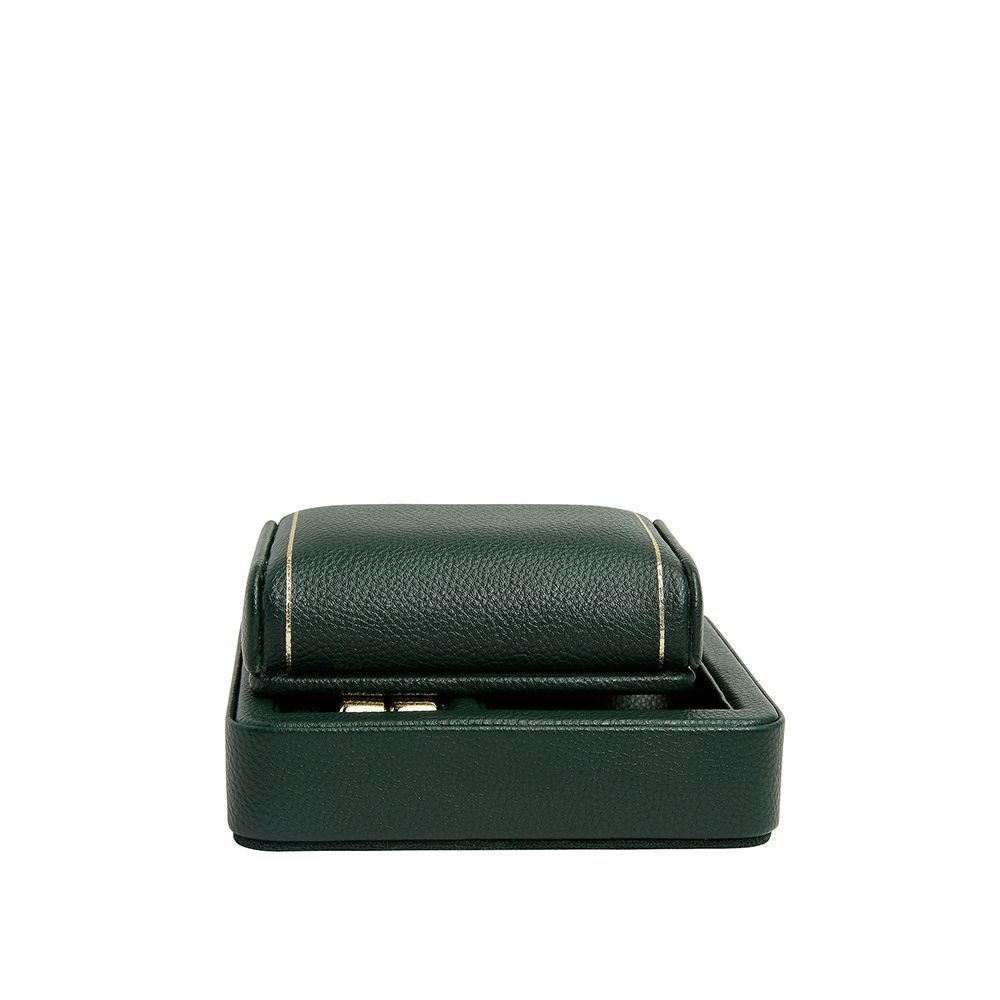 WOLF Designs Giftware WOLF British Racing Single Travel Watch Stand, Green