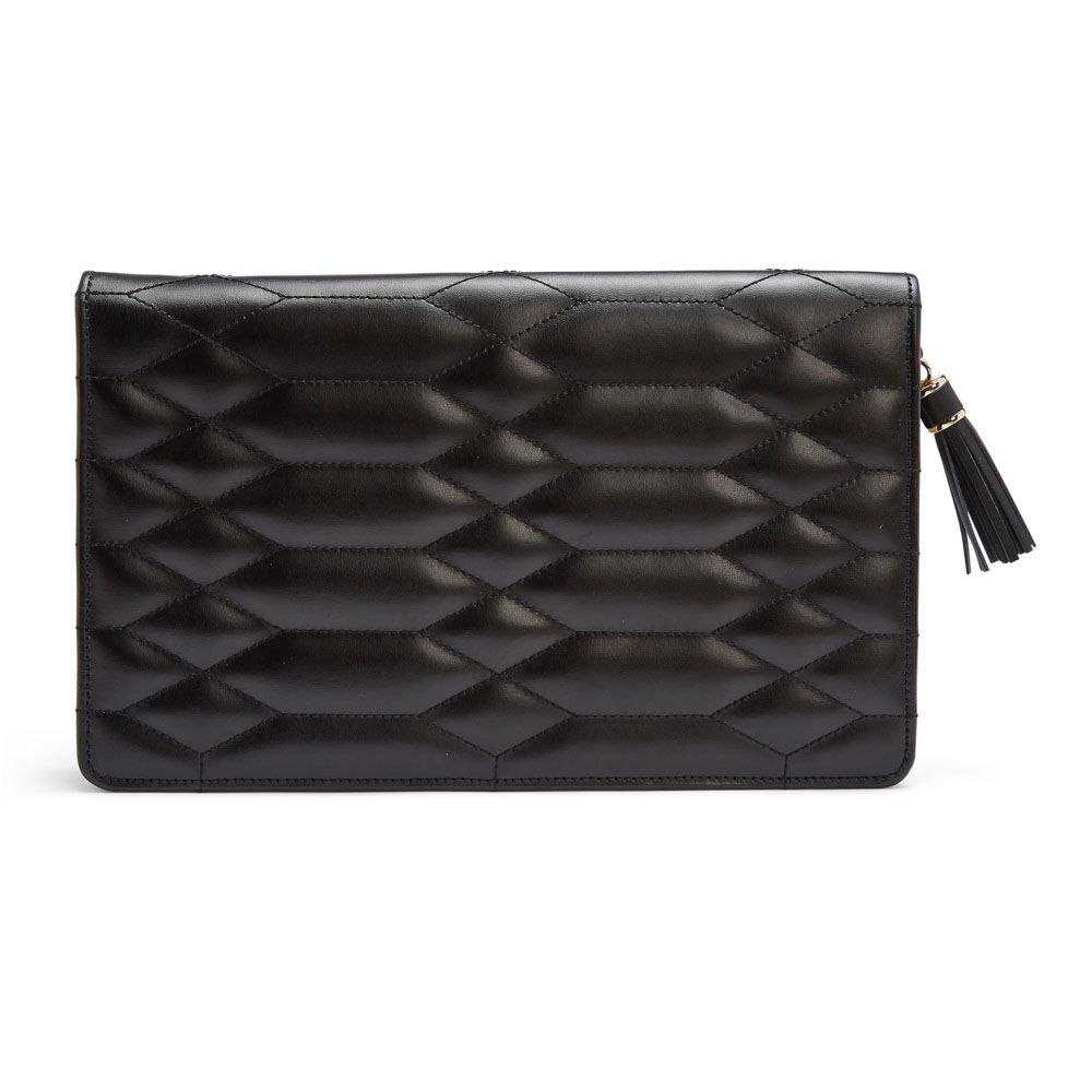 WOLF Designs Giftware WOLF Caroline Large Jewelry Portfolio, Black