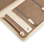 WOLF Designs Jewelry Cases Wolf Caroline Large Jewelry Portfolio - Ivory