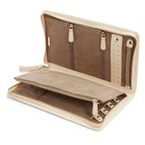 WOLF Designs Jewelry Cases Wolf Caroline Large Jewelry Portfolio - Ivory