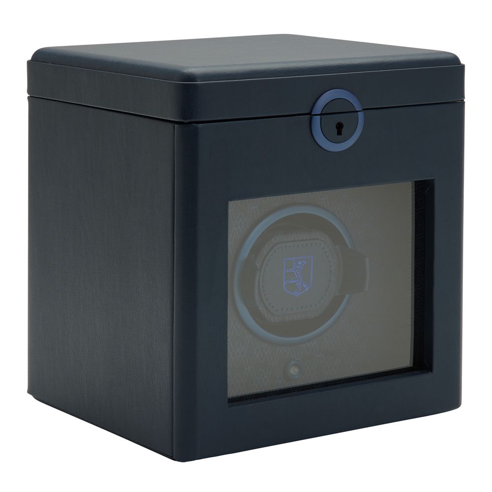 WOLF Designs Giftware WOLF Earth Single Watch Winder, Midnight Blue