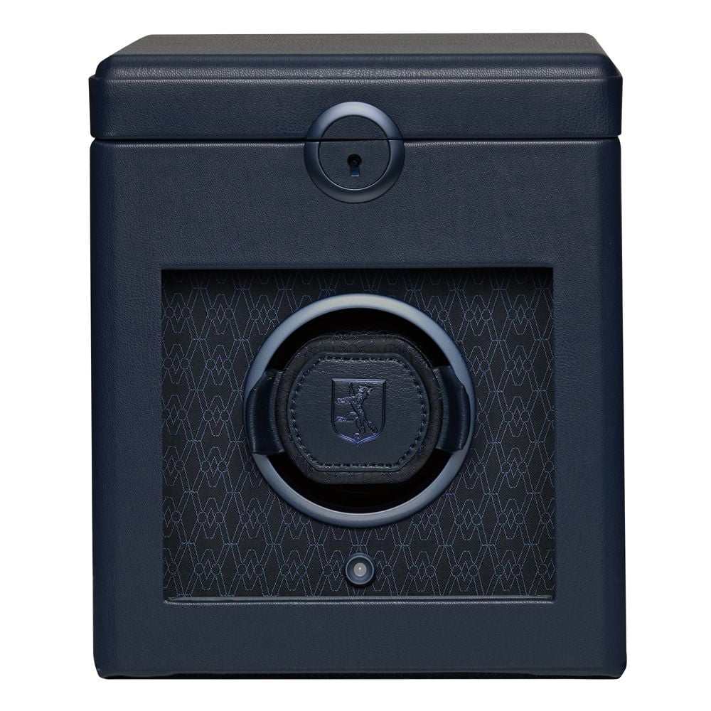 WOLF Designs Giftware WOLF Earth Single Watch Winder, Midnight Blue
