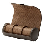 WOLF Designs Giftware WOLF Earth Triple Watch Roll, Coffee