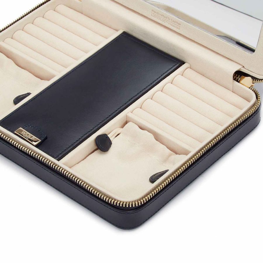 【WOLF】Maria Large ジュエリー ジップ ケース ラージ ギフトに Maria Large Zip Case | WOLF