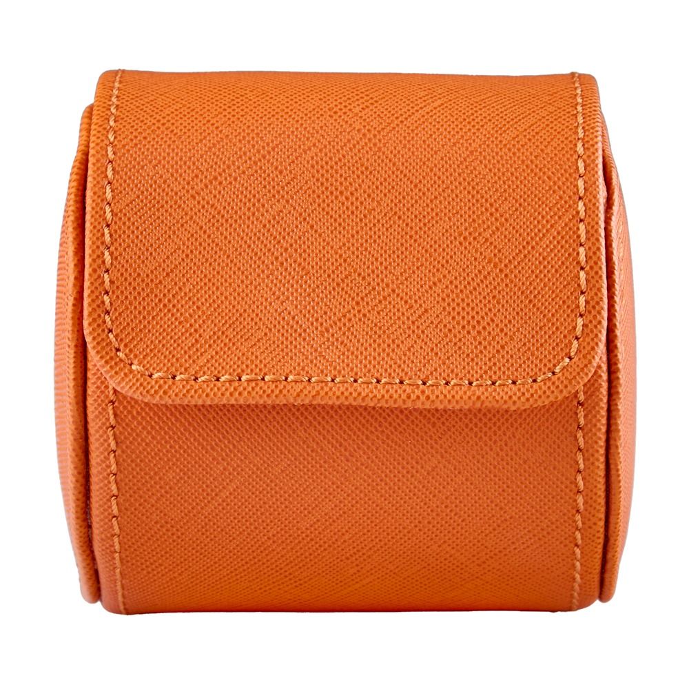 WOLF Designs Giftware WOLF Seltzer Single Watch Roll, Orange/Peach