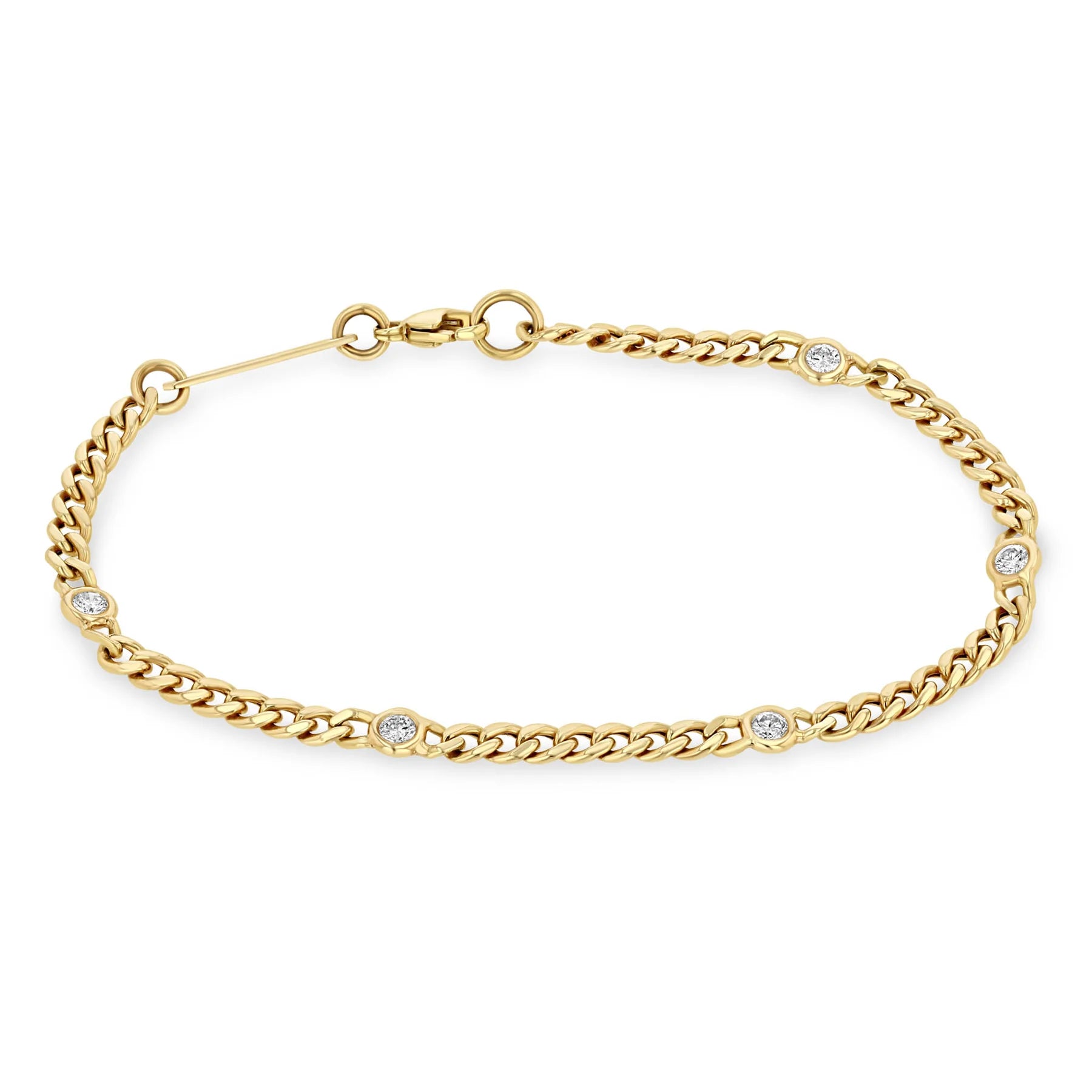 Zoe Chicco Bracelet Zoë Chicco 14k Yellow Gold Curb Chain Bracelet